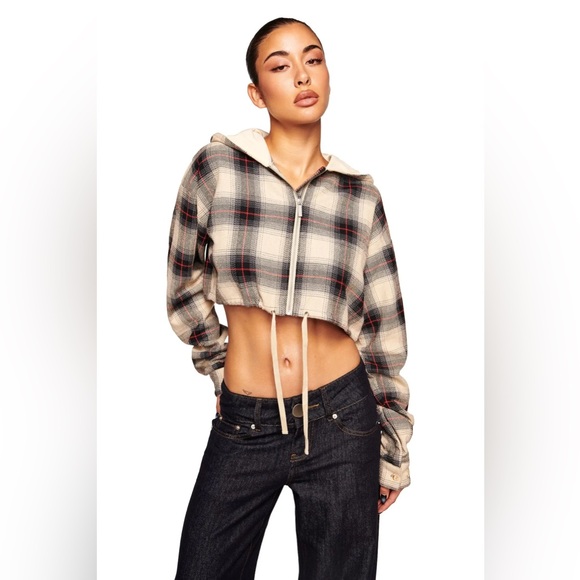 I.AM.GIA Tiff Jacket - Grey Plaid - Picture 3 of 7